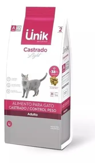 UNIK GATO ADULTO CONTROL DE PESO/CASTRADOS 2KG 