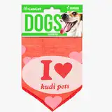 CAN CAT DOGS BANDANA LOVE 5008