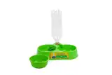 FAMILY PETS COMEDERO DOBLE CON BEBEDERO A ROSCA