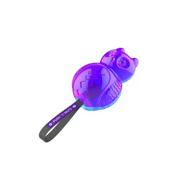 GIGWI OWL PUSH TO MUTE VIOLETA/AZUL