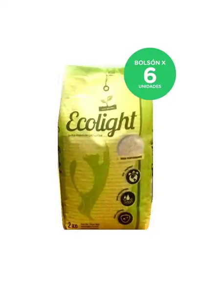 ECOLIGHT PIEDRAS SANITARIAS ECOLIGHT DRY 2KG (X6 UNIDADES)