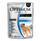 OPTIMUM POUCH PERRO ADULTO RAZA MEDIANA Y GRANDE 100GRS (CAJA X 12U)