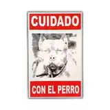 CAFRAN Cartel Cuidado Pitbull