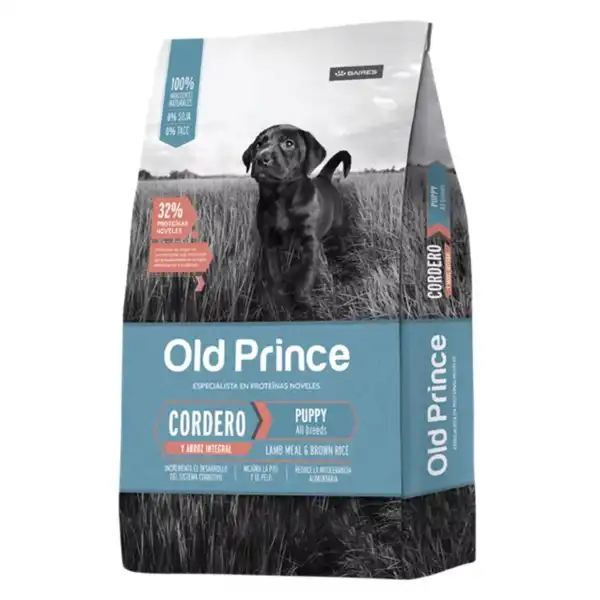 OLDPRINCE NOVEL CORDERO Y ARROZ CACHORRO 3KG