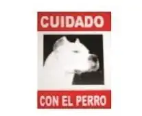 CAFRAN Cartel Cuidado Dogo