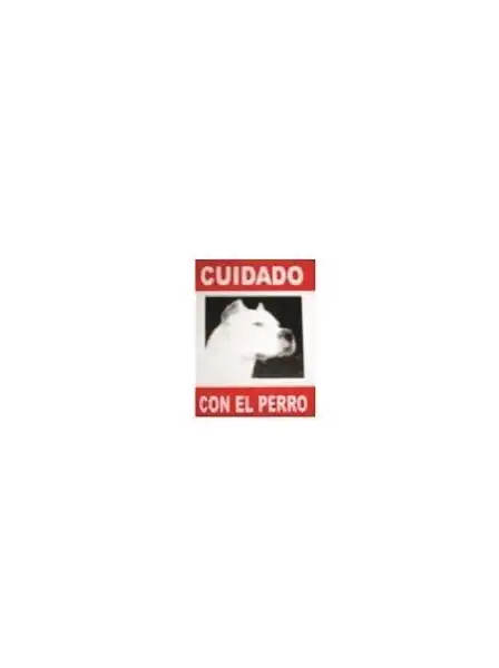 CAFRAN Cartel Cuidado Dogo