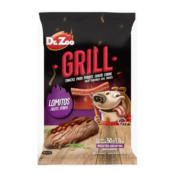 DR.ZOO GRILL LOMITOS 50 G (X 1 UNIDAD)