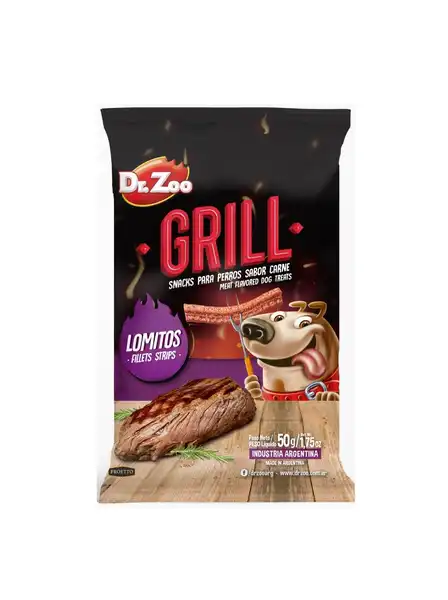 DR.ZOO GRILL LOMITOS 50 G (X 1 UNIDAD)