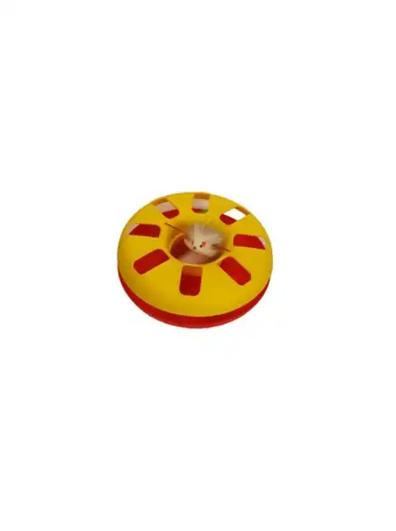 PER-ROS PLASTICAT CIRCULAR CON RATON ELASTICO Y PELOTA - 