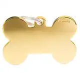 MY FAMILY MEDALLA BASIC GOLD BIG BONE GOLDEN BRASS MFB07