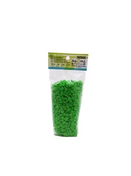 MAGMA PIEDRA DECORATIVA LINEA AQUA VERDE MANZANA X500GRS