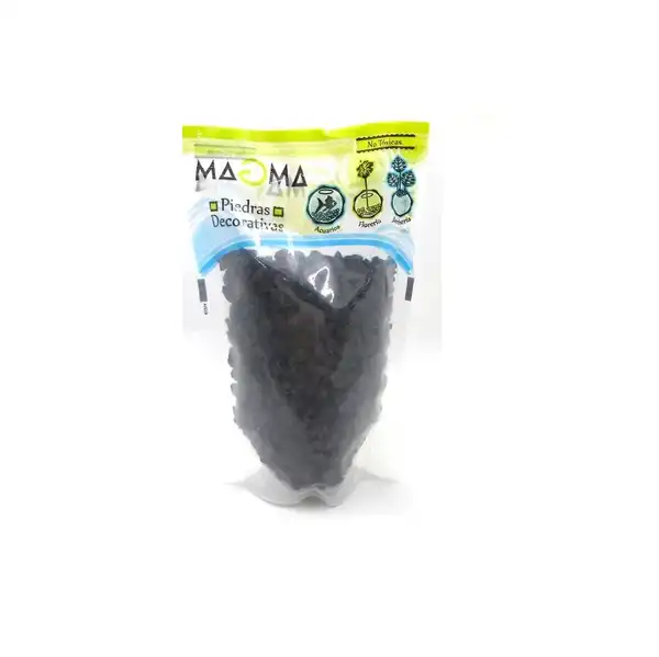 MAGMA PIEDRA DECORATIVA LINEA AQUA NEGRA X500GRS