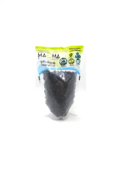 MAGMA PIEDRA DECORATIVA LINEA AQUA NEGRA X500GRS
