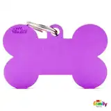 MY FAMILY MEDALLA BASIC XL PURPLE ALUMINUM BONE MFXL04