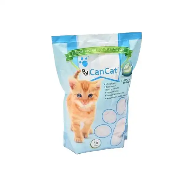 CAN CAT PIEDRAS DE SILICA GEL 3,8 LITROS