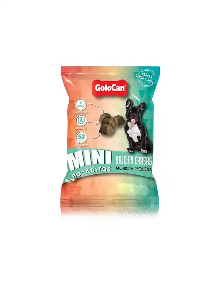 GOLOCAN MINI BOCADITOS BAJO EN GRASAS 100GRS