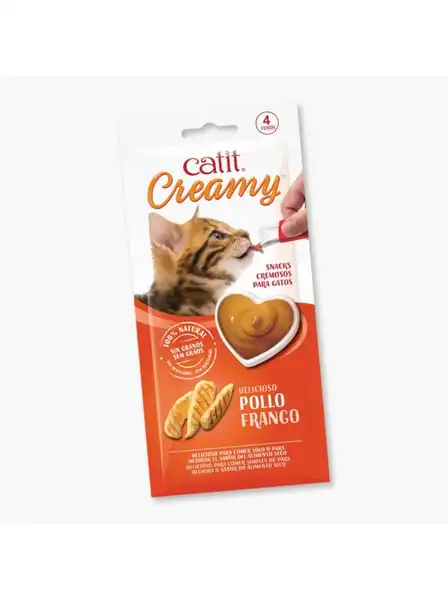 HAGEN CATIT CREAMY POLLO 40G X 12 UNIDADES