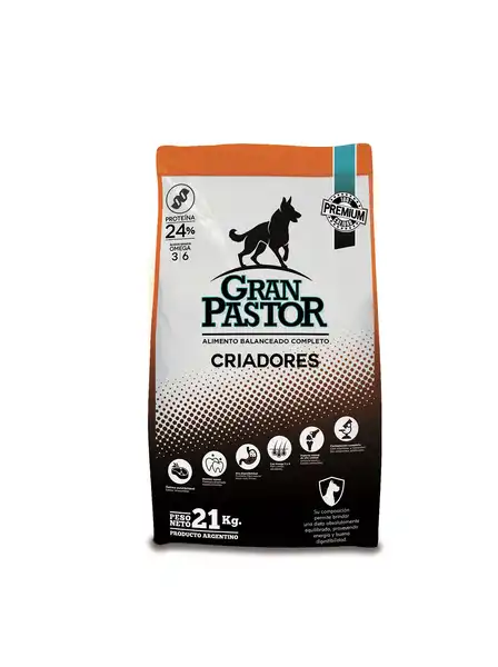 GRAN PASTOR ALIMENTO PERROS ADULTOS CRIADOR 21KG