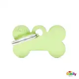 MY FAMILY MEDALLA BASIC SMALL BONE ALUMINUM GREEN MFB37