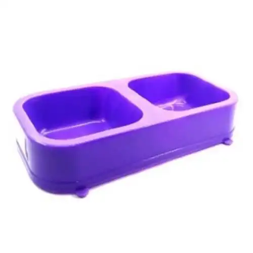 PETSPLAST COMEDERO DOBLE RECTANGULAR
