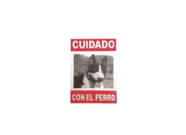 CAFRAN CARTEL CUIDADO BULL TERRIER