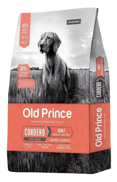 OLDPRINCE NOVEL CORDERO Y ARROZ ADULTOS LARGE 7,5KG