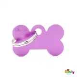 MY FAMILY MEDALLA BASIC SMALL BONE ALUMINUM PURPLE MFB51