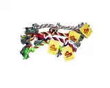 PER-ROS HUESO DE ALGODÓN MULTICOLOR Nº2 
