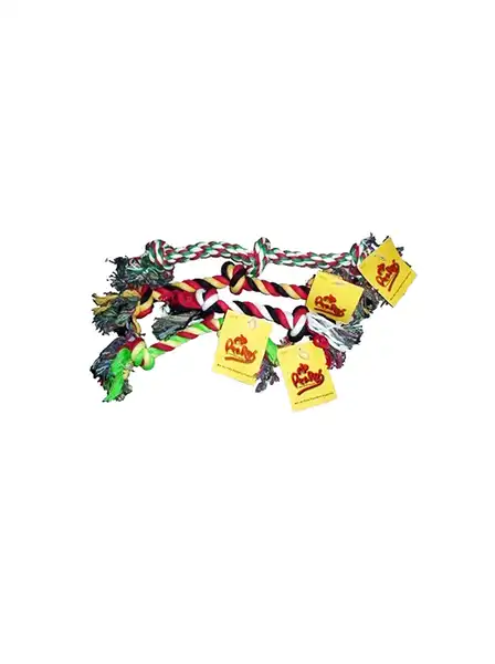 PER-ROS HUESO DE ALGODÓN MULTICOLOR Nº2 