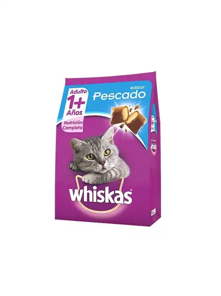 WHISKAS ADULTO +1 SABOR PESCADO 10 KG