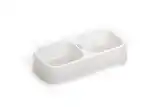 PETSPLAST COMEDERO DOBLE RECTANGULAR BRILLA EN LA OSCURIDAD