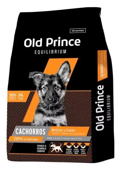 OLDPRINCE EQ CACHORRO MEDIANA Y GRANDE 7,5 KG 