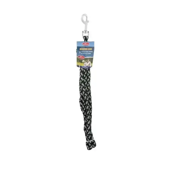 PETNATION CORREA REFLECTIVE MEDIUM NEGRA