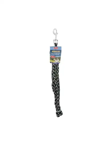 PETNATION CORREA REFLECTIVE MEDIUM NEGRA
