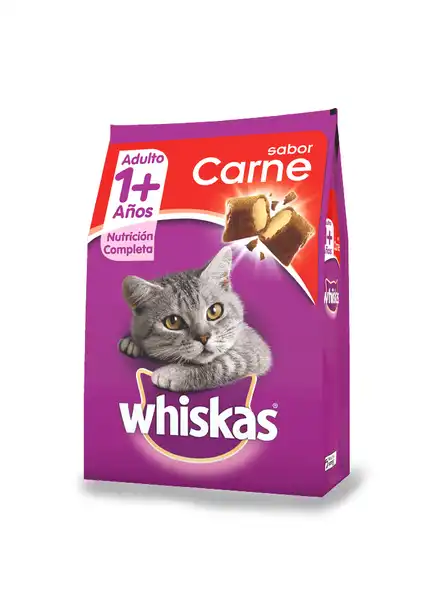 WHISKAS ADULTO +1 SABOR CARNE 10KG
