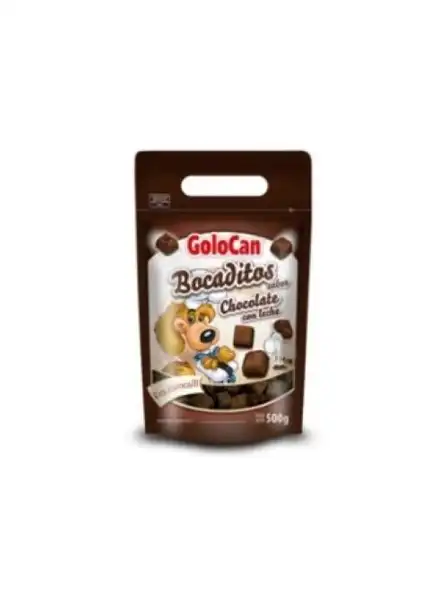 GOLOCAN BOCADITOS FINOS CHOCOLATE Y LECHE 500GRS 