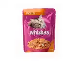 WHISKAS POUCH POLLO EN SALSA 85GRS