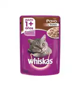 WHISKAS POUCH PAVO EN SALSA 85GRS