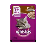 WHISKAS POUCH PAVO EN SALSA 85GRS