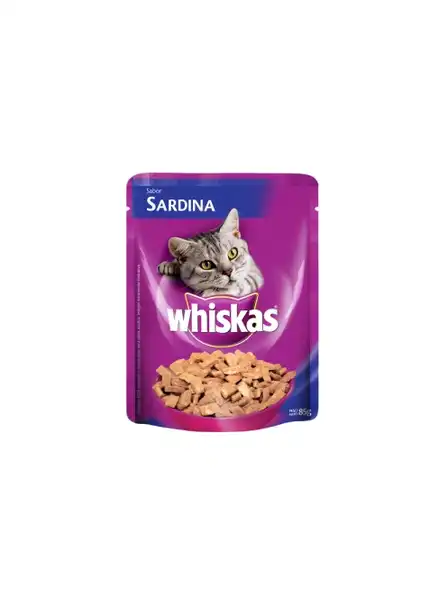 WHISKAS POUCH SARDINA 85GRS
