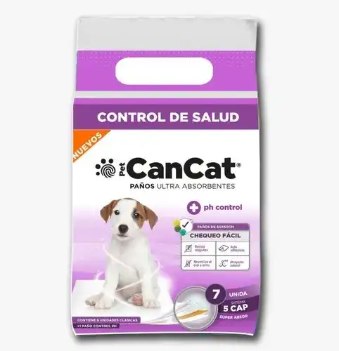 CAN CAT PAÑOS PH CONTROL 7 UNIDADES