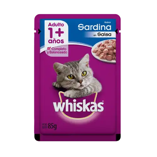 WHISKAS POUCH SARDINA 85GRS