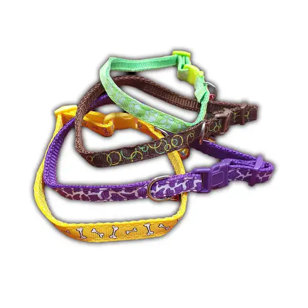 PER-ROS COLLAR GATO-PERRO CHICO AJUSTABLE ESTAMPADO X 12 UNIDADES