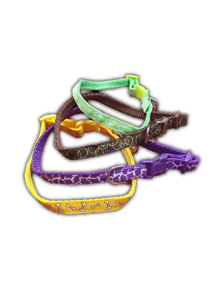 PER-ROS COLLAR GATO-PERRO CHICO AJUSTABLE ESTAMPADO X 12 UNIDADES