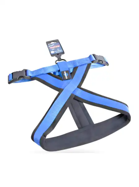 RASCALS  DOG ARNES ACOLCHADO PREMIUM ANTI TIRON  AZUL M/L 2.5X55-75CM