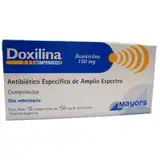 Medicamento Mayors Doxilina 150 mg. X 10 Comp. para Perros