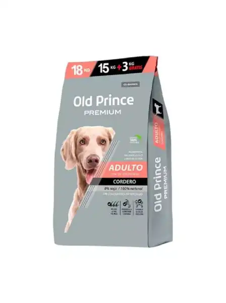 OLDPRINCE PREMIUM CORDERO 15KG + 3KG DE REGALO 