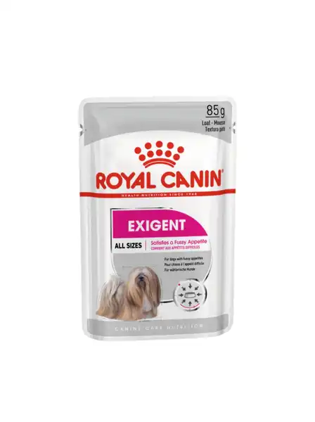 ROYAL EXIGENT DOG POUCH 85GRS CAJA X 12 UNIDADES