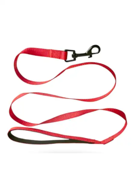 RASCALS DOG CORREA ACOLCHONADA ROJO S 1.5X120CM