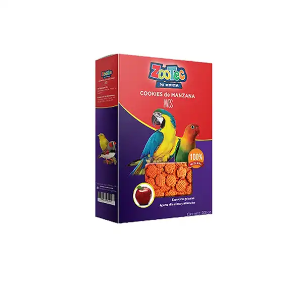 ZOOTEC COOKIES DE MANZANA PARA AVES